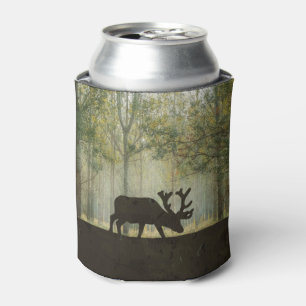 Enfriador De Latas Alces en el ilustracion del bosque