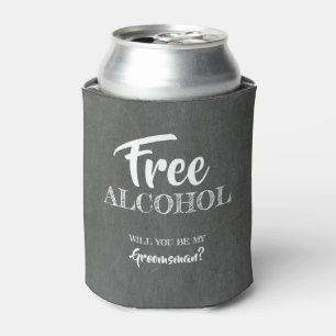 Enfriador De Latas Alcohol Gratis - Propuesta Divertida para Padrino