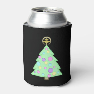 Enfriador De Latas Alegre árbol de Navidad