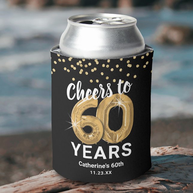 Enfriador De Latas Alegría de cumpleaños de adultos a 60 años (Subido por el creador)