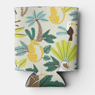 Enfriador De Latas Alegría de la jungla: Personalizado Animal Fun