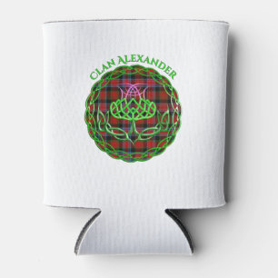 Enfriador De Latas Alexander Scottish Tartán Celtic Thistle