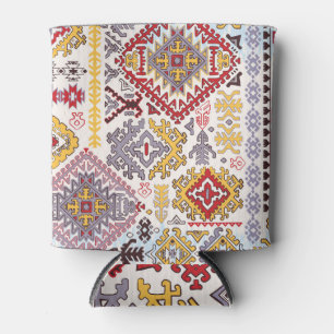 Enfriador De Latas Alfombra india, paisley mandala, yoga