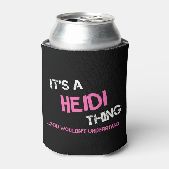 Enfriador De Latas Algo que Heidi no entendería (Lata Anverso)
