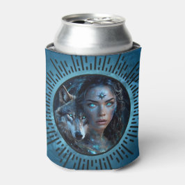 Enfriador De Latas Alianza celestial el lobo y la bella mujer