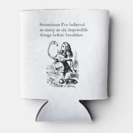 Enfriador De Latas Alicia en el país de las maravillas, "Seis cosas i