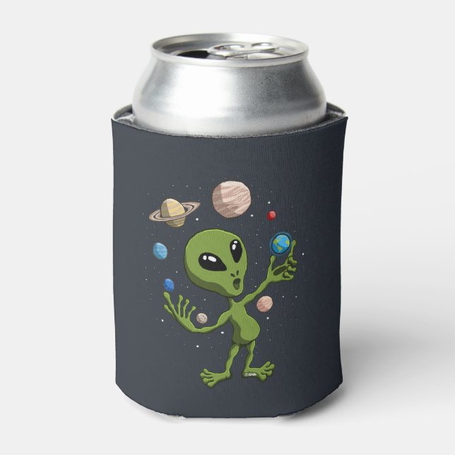 Enfriador De Latas Alien encontró vida (Lata Anverso)