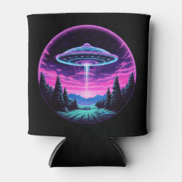 Enfriador De Latas Alien Spaceship Retro Futurista