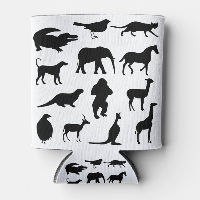 Enfriador De Latas Alligator Animal Bird Cat Crocodile Dog Elephant (Anverso)