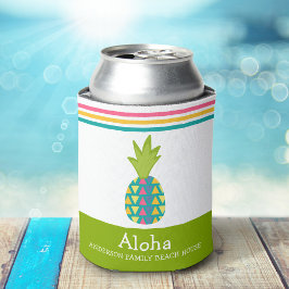 Enfriador De Latas Aloha Beach House Luau Green