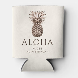 Enfriador De Latas Aloha fiesta tropical con piña
