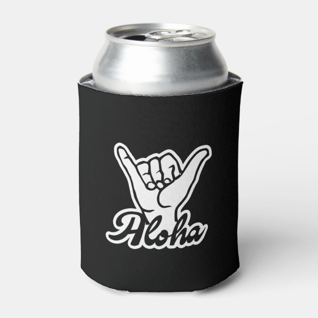 Enfriador De Latas Aloha Shaka Hand, Hang Loose sign (Lata Anverso)