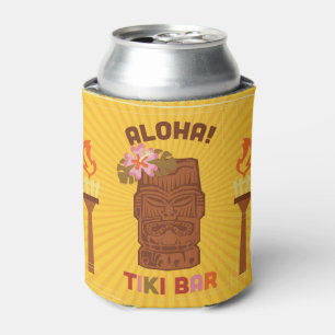 Enfriador De Latas Aloha Tiki Bar estilo retro