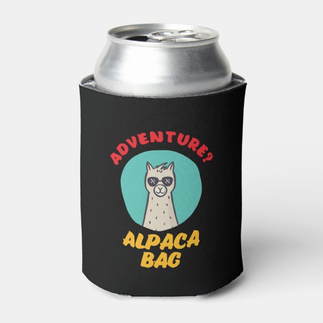Enfriador De Latas Alpaca Bag Graciosos Vacaciones Vacacionales Vacac (Lata Anverso)