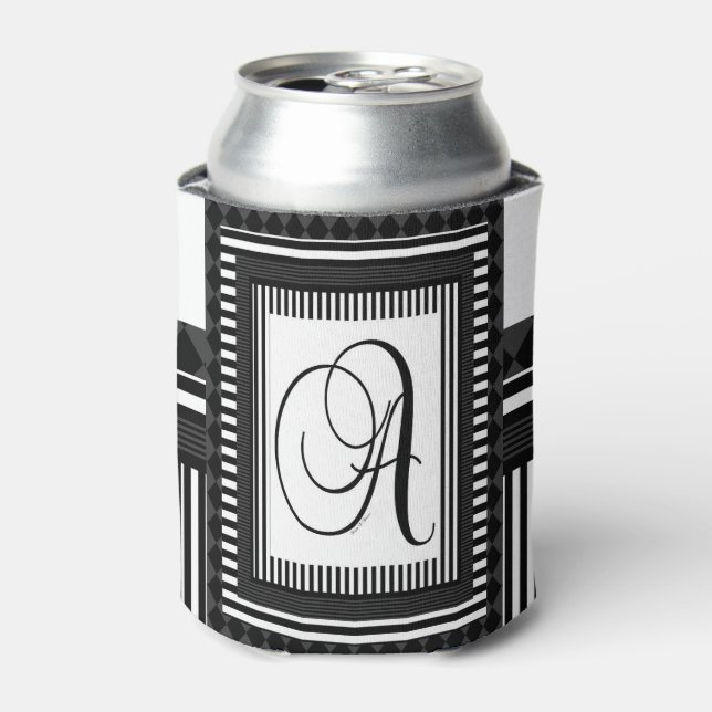 ENFRIADOR DE LATAS ALPHABET INITIAL A MONOGRAM (Lata Anverso)