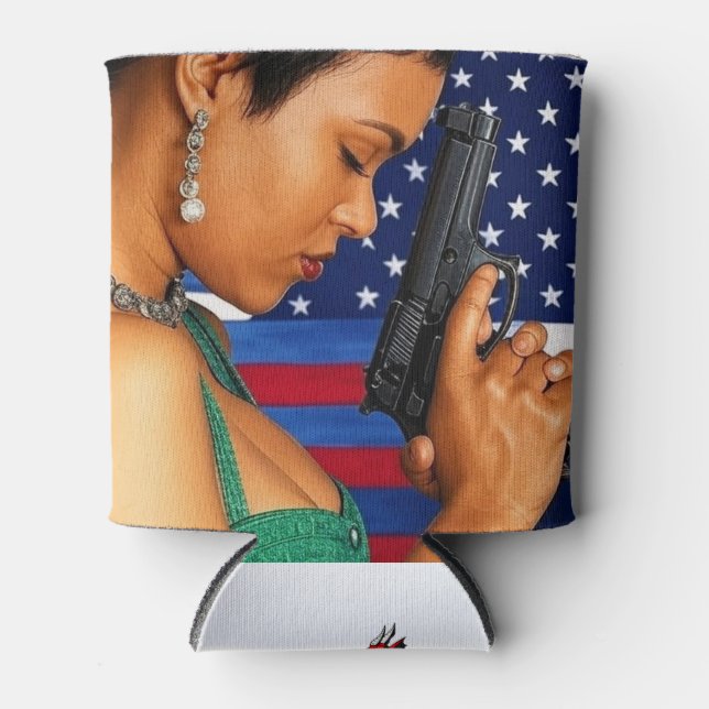 Enfriador De Latas ¡Alto y firme por la libertad! (Anverso)