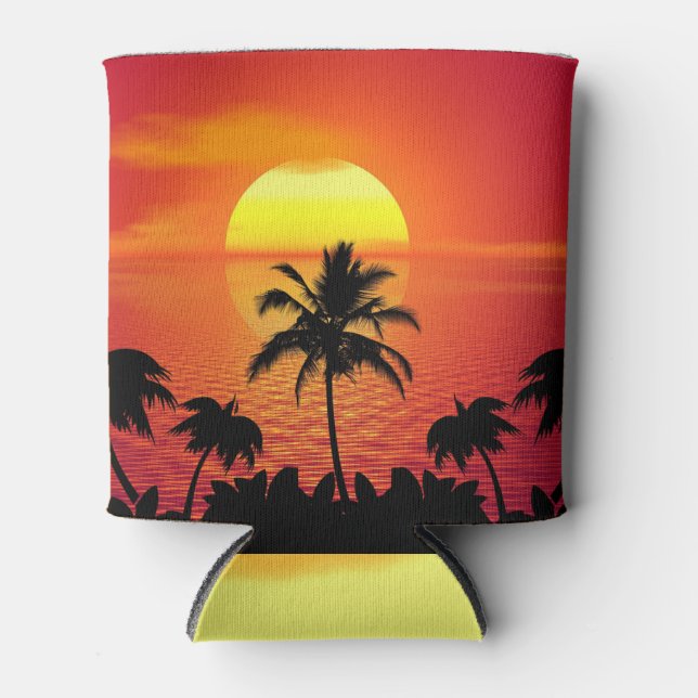 Enfriador De Latas Amanecer tropical (Anverso)