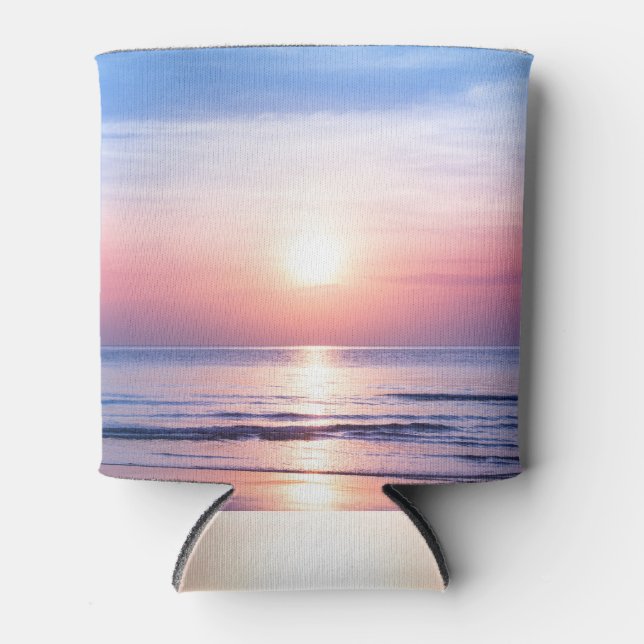 Enfriador De Latas Amanecer tropical: mar, cielo, serenidad (Anverso)