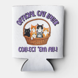 Enfriador De Latas Amante Oficial del Gato - Recolectar ‘Todos