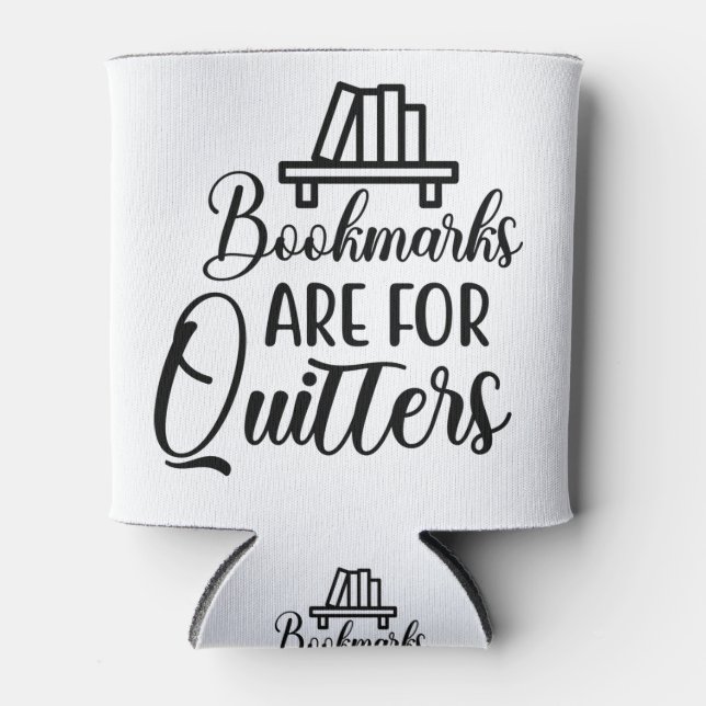 Enfriador De Latas Amantes de los libros - Adictos a los libros - Gra (Anverso)