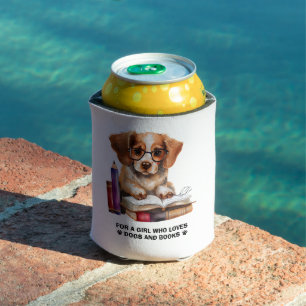 Enfriador De Latas Amantes De Los Perros Y Los Libros