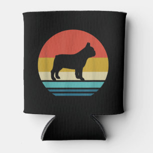 Enfriador De Latas Amantes del bulldog   Perro de Bulldog francés ret