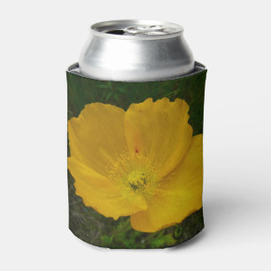 Enfriador De Latas Amapola Amarilla Flor de Alaska