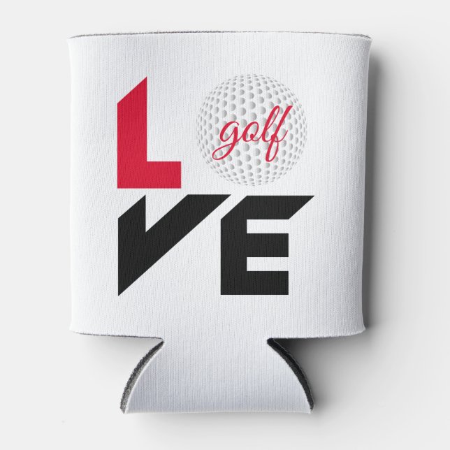 Enfriador De Latas Amar el golf (Anverso)