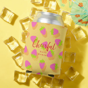 Enfriador De Latas Amarillo de fresa