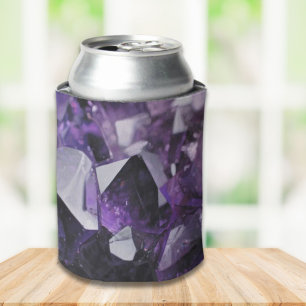 Enfriador De Latas amatista de color púrpura holístico de curación de