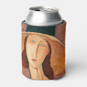 Enfriador De Latas Amedeo Modigliani - Jeanne Hebuterne en gran Gorra
