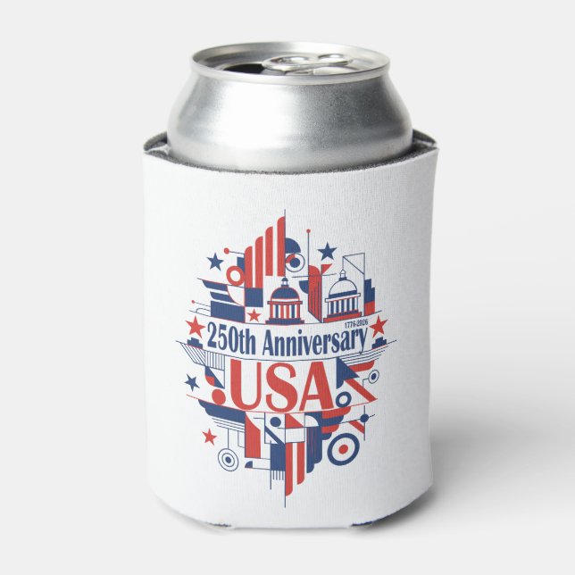 Enfriador De Latas America’s 250th anniversary (Lata Anverso)