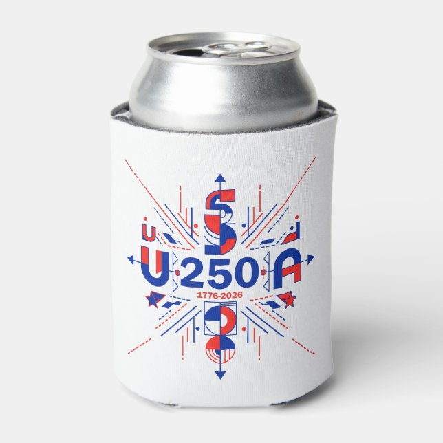 Enfriador De Latas America’s 250th anniversary (Lata Anverso)
