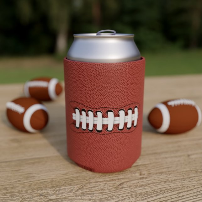 Enfriador De Latas American Football Tailgate Party Can Cooler (Hup! Add your initial to this american football themed can cooler and settle down to watch the game)