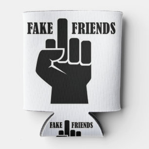 Enfriador De Latas Amigos falsos de dedo medio