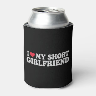 Enfriador De Latas Amo a mi novia baja chica chico pareja día de San 