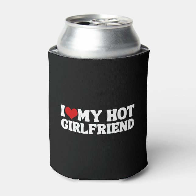 Enfriador De Latas Amo A Mi Novia Caliente (Lata Anverso)