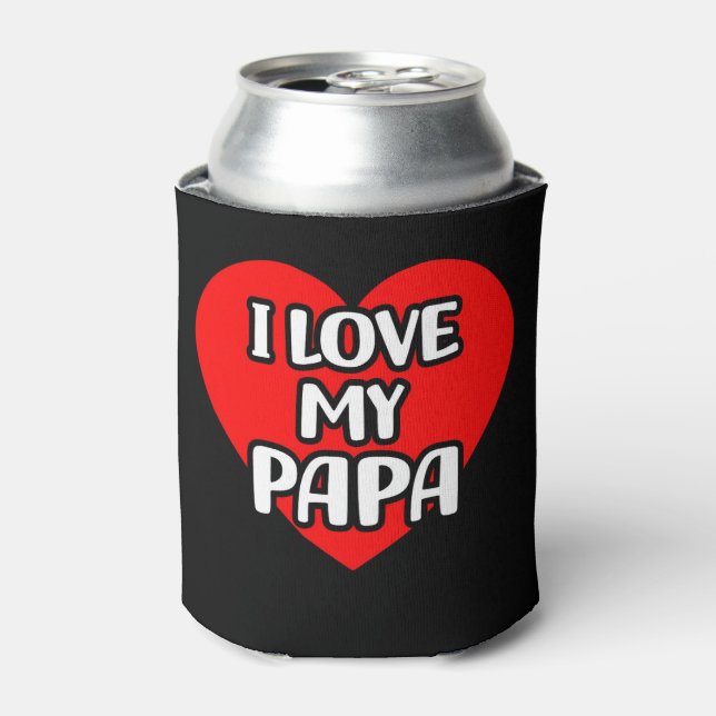 Enfriador De Latas Amo a mi papá (Lata Anverso)
