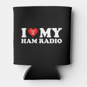 Enfriador De Latas Amo (Corazón) Mi Radio Ham