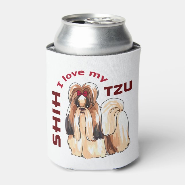 Enfriador De Latas Amo mi Shih Tzu (Lata Anverso)