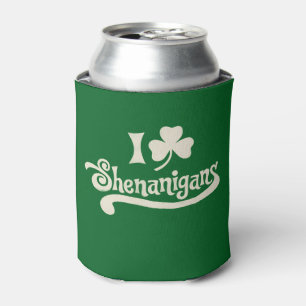 Enfriador De Latas Amo Shenanigans Trébol de San Patricio