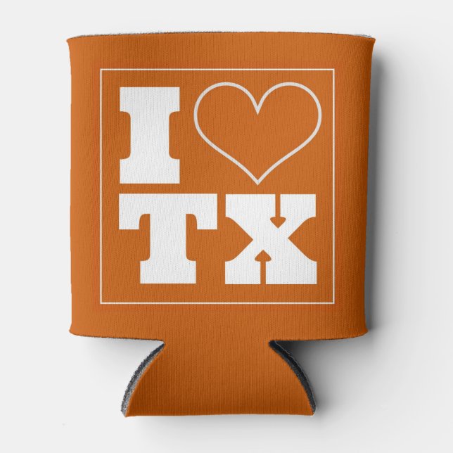 Enfriador De Latas Amo Texas (Austin) Koozie (Anverso)