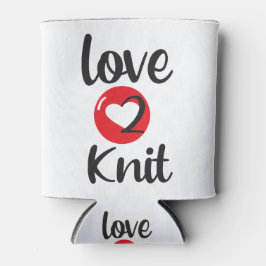 Enfriador De Latas amor 2 Knit