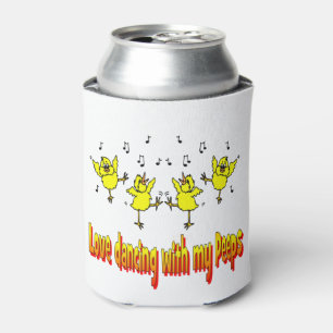 Enfriador De Latas Amor Bailando Con Mi Peeps Bebe Holder