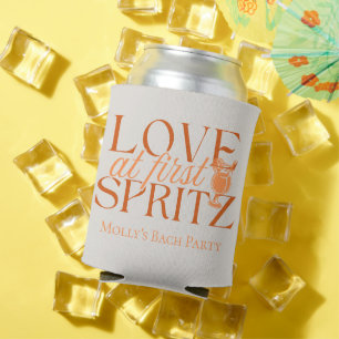 Enfriador De Latas Amor en el primer espritz - Naranja divertida Bach