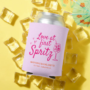 Enfriador De Latas Amor En La Primera Naranja Rosa De Spritz, Bachelo