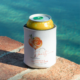 Enfriador De Latas Amor Moderno En La Primera Ducha Bridal Spritz