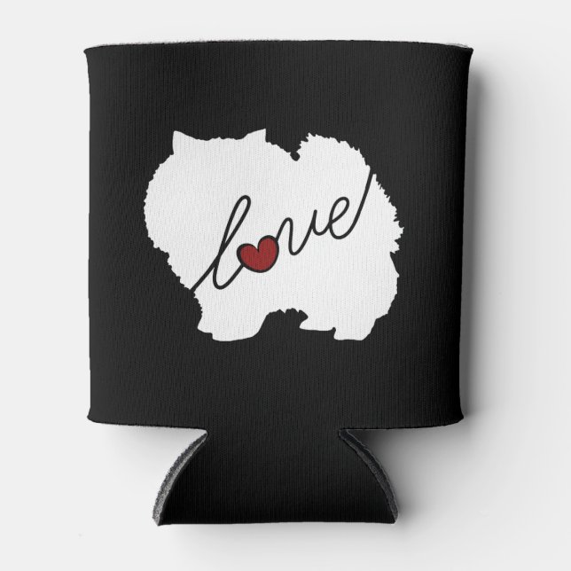 Enfriador De Latas Amor Pomeránico (Anverso)