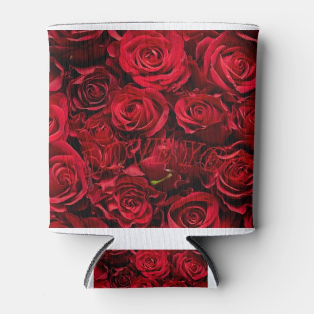 Enfriador De Latas amor Rosa (Anverso)