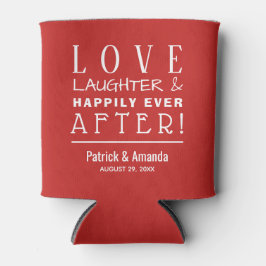 Enfriador De Latas Amor y Risa ROJO